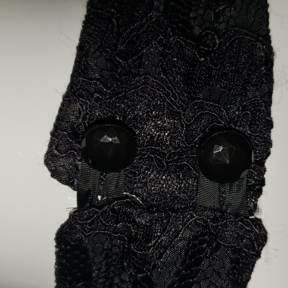 Liz Claiborne petite collection black lace halter midi dress size 8P - Picture 6 of 17